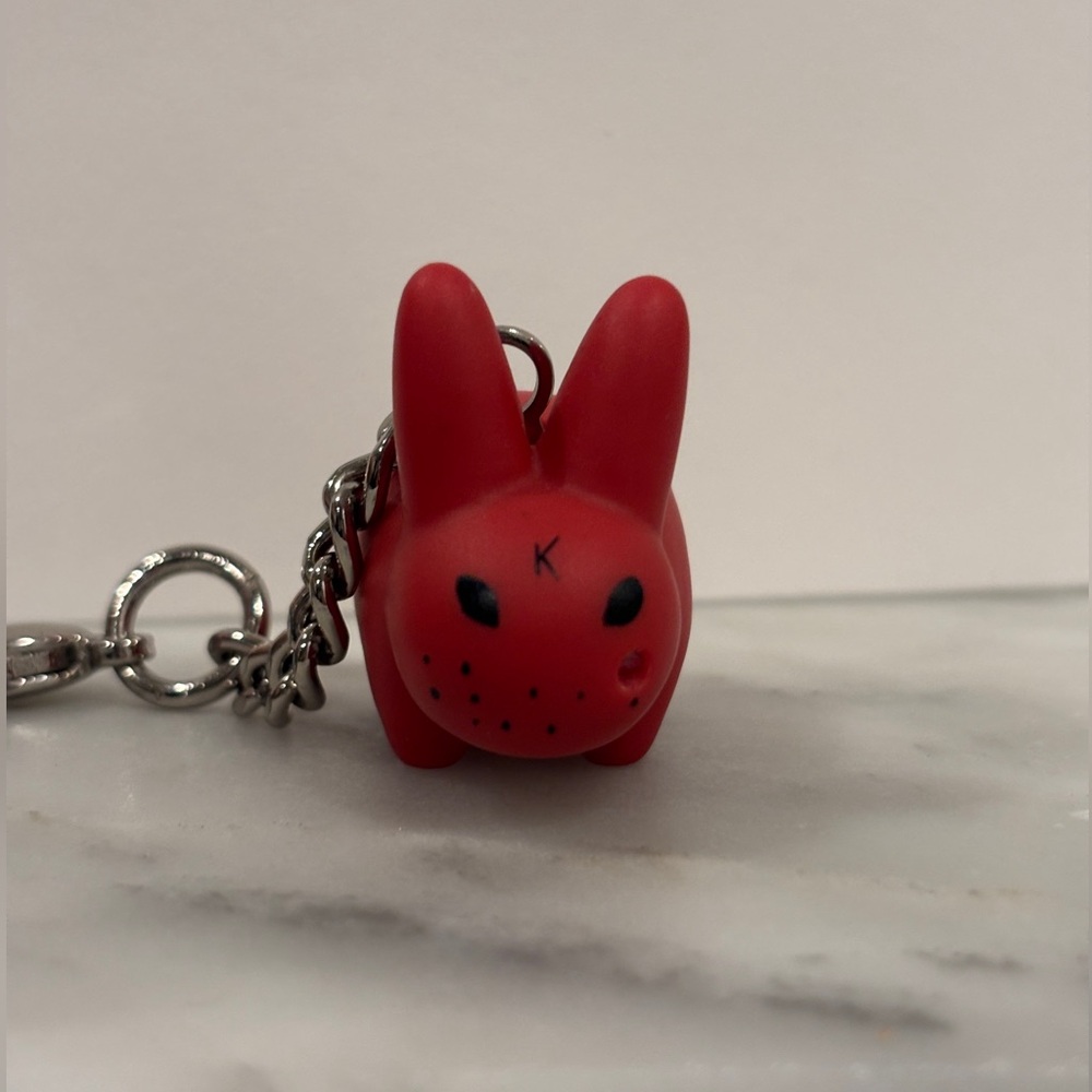 Kozik KidRobot Bite Size Labbit Vinyl Keychain Charm